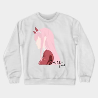 Darling in the Franxx//Zero Two - With Text Crewneck Sweatshirt